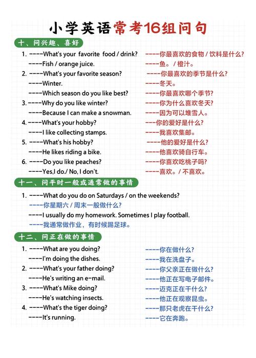 小学英语一般疑问句通关秘籍 巧借疑问易答网络，巧破时态与人称难关
